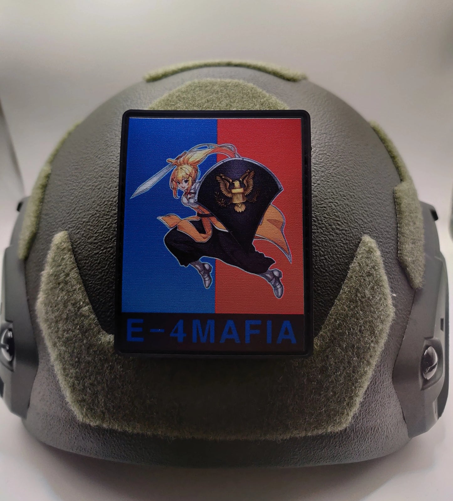 E-4 Mafia Sham Shield Meme Patch - Konosuba