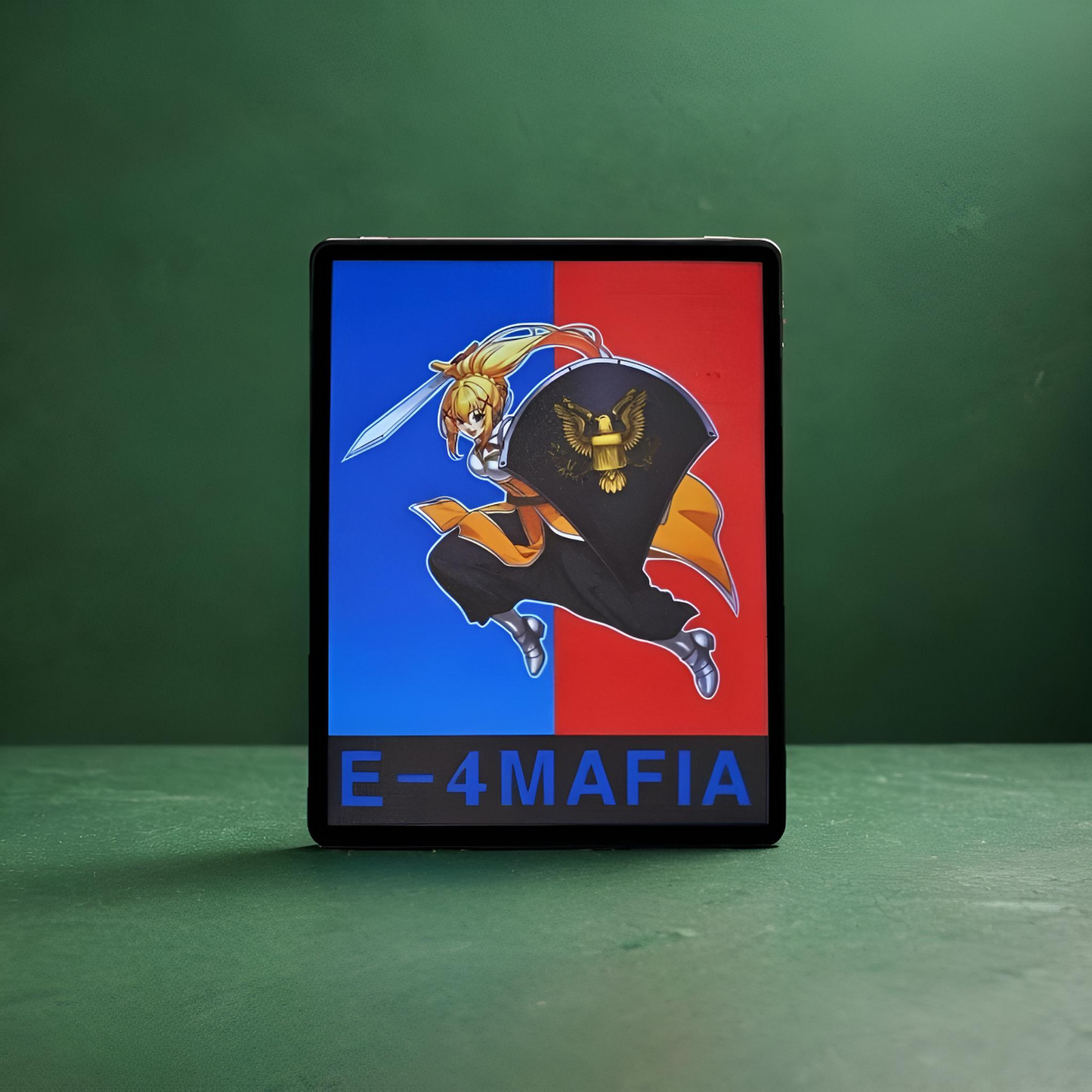 E-4 Mafia Sham Shield Meme Patch - Konosuba