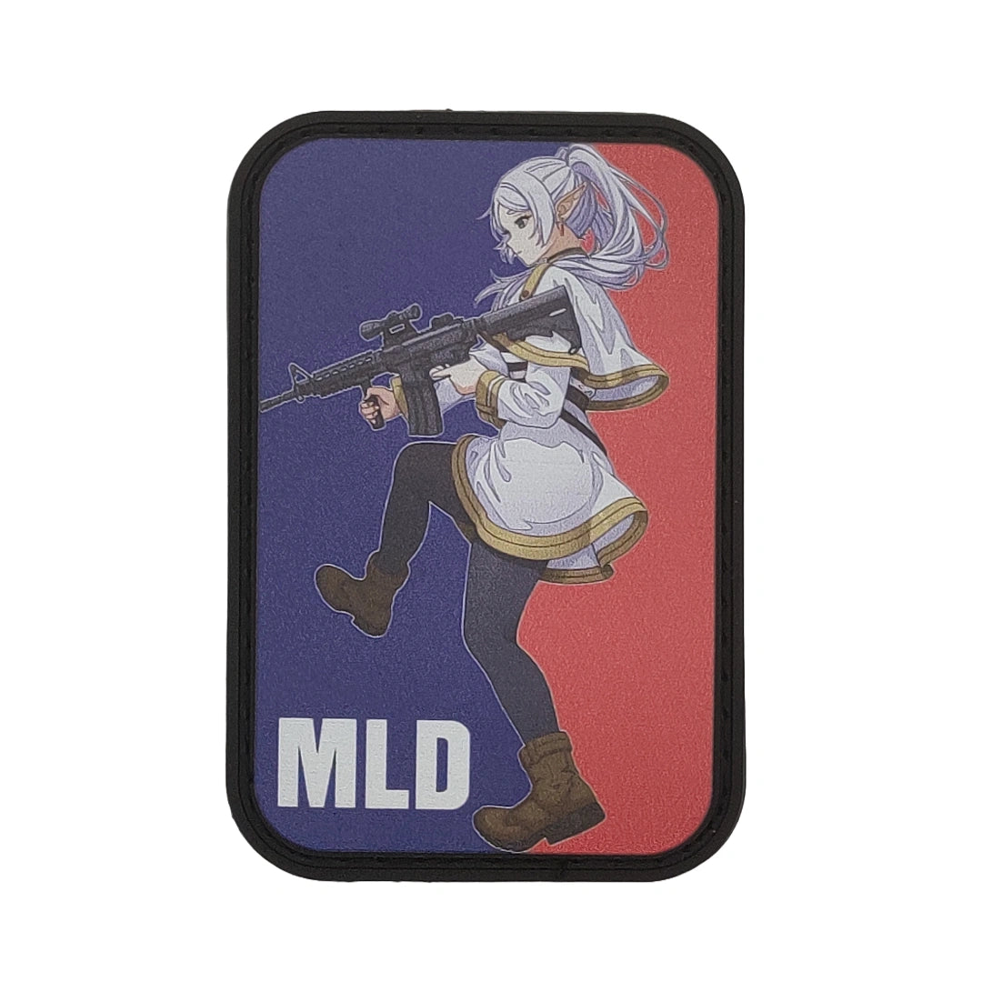 Elevate your collection with custom-made UV-printed PVC patches, showcasing Frieren wielding an M4 while forcefully breaching a door.

Inspired by the early 2010s Airsoft community vibe and infused with Frieren’s unique aura, this patch masterfully blends anime elegance with bold action, making it ideal for backpacks, Airsoft gear, or display. A perfect collectible for Frieren: Beyond Journey's End fans or a nostalgic nod to the 2010s.