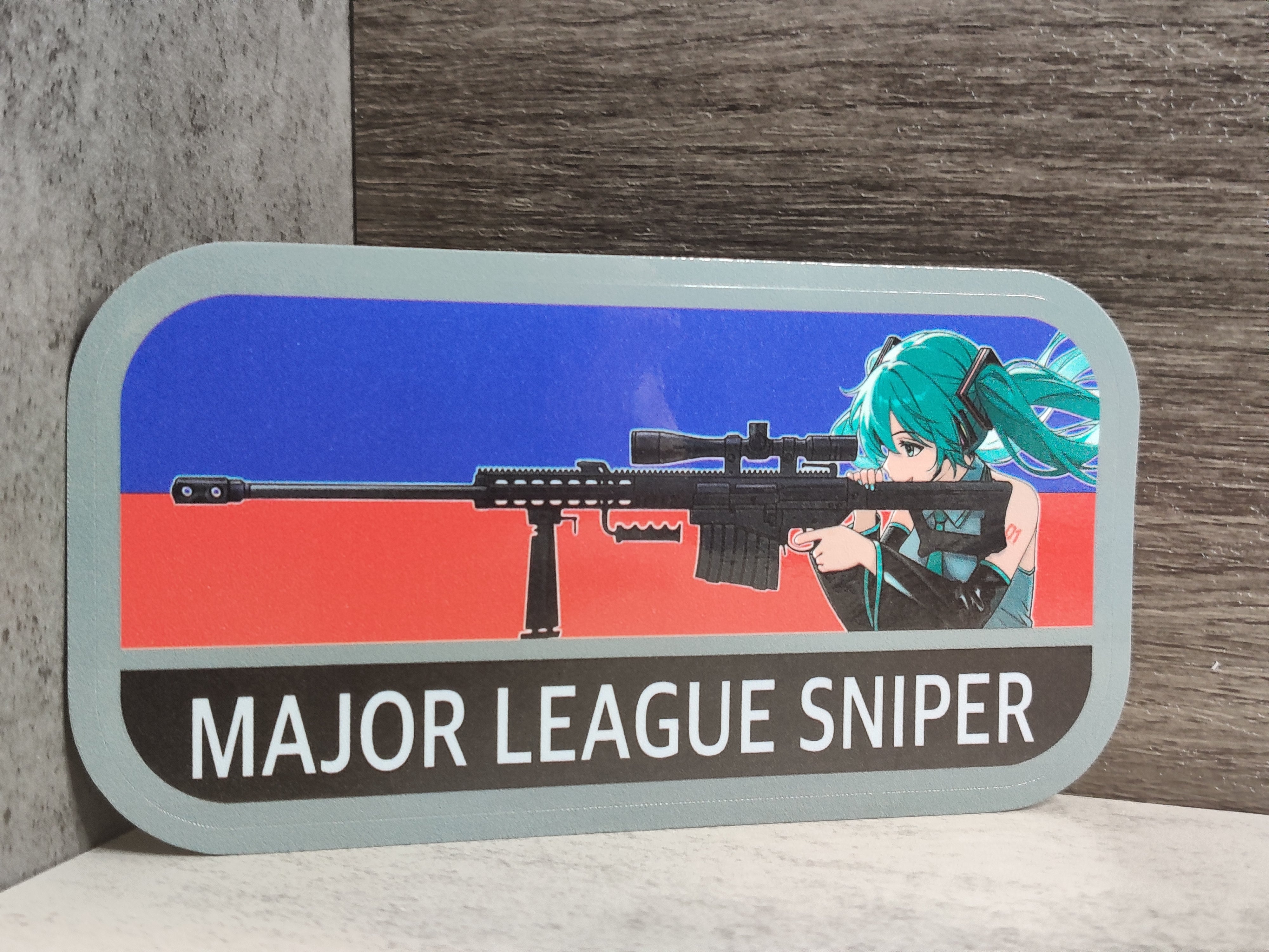 Hatsune Miku Sniper Elite Sticker | OtakuOps